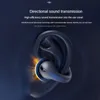 T75 Ohrclip-Bluetooth-Kopfhörer, Knochenleitungs-Kopfhörer, kabellose Ohrhörer, 3D-Surround-Stereo-Bass-Sport-Headset mit Mikrofon