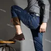 Winter Neue männer Warme Slim Fit Jeans Business Overalls Verdicken Denim Hosen Marke Fleece Stretch Gerade Casual Hosen Männlich große größe 4xxxl