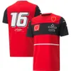 2022 Ny racingdräkt F1 Anpassad T-shirt Röd kortärmad lag Uniform Lapel Quick-Drying TOP283E