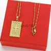 Anhänger Halsketten Anhänger Halsketten Einfache Mode Kreuz Kette Halskette Für Frauen Männer Luxus Damen Gold Schmuck Kruzifix Christian Ornament Geschenk x0909