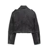 Fashion PU Leather Jackets for Women 2023 Vintage Chic Short Coat Female Front Zipper Motorcycle Jacket New Outerwear