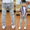 Dżinsy ienens 5 13y dla dzieci ubrania chłopców chude klasyczne spodnie Dzieci Dżinsowe ubrania trend Long Bottom