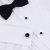 Cuff Links HAWSON Cufflinks and Studs Set Crystal for Men's Tuxedo Shirt Wedding Party Accessories Business 230908