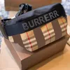 Vintage Check Nylon Brustgürtel Bauchtasche Gürteltasche