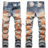 Mens Jeans Summer Spring Designer Jeans Män Loose Men Pant Jeans Man Letter Mönster Embroider Print tvättad bomull Rak dam lyxmode Högt långa denimbyxor