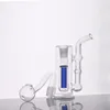 Großhandel billige Bong Glas Dab Rig Wasserpfeife 10mm Glas Ölbrenner Banger zum Rauchen von Wasserpfeifen berauschende Mini-Bubbler Recycler Bohrinseln