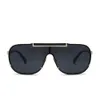 Designer Versage Lunettes de soleil Cycle Luxueux Mode Sport Polariser Lunettes de soleil Hommes Femme Vintage Baseball Conduite Plage Doré Noir Surdimensionné Lunettes de soleil rondes