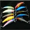 10pcs 11 2cm mackerel cod bass minow fishing hard lure bait278Z