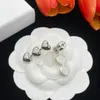 Bb – boucles d'oreilles trois amour pour femmes, style INS, tempérament élégant, haute qualité, polyvalentes, broches en argent, nouvelle collection