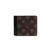 Modedesigners plånbok lyxiga män kvinnor läder plånböcker hög kvalitet blommat bokstav mynt handväska tanon korthållare koppling med 224p