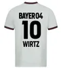 23 24 Bayer 04 Leverkusen Soccer Jerseys 2023 24 Home Away Third Demirbay Wirtz Bakker Bailey Home Ch Aranguiz Paulo Schick Football Shird Kits666