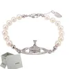 Saturn bracelet with box pearl beaded strand diamond tennis planet bracelets woman gold designer jewelryfashion accessories277w