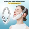 Gesichtsmassagegerät V-Face EMS Mikrostrom-Facelift-Maschine Bandage-Massagegerät zum Abnehmen des Doppelkinns V-Liniengürtel Anti-Falten-Straffung der Haut 230908