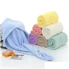Ręczniki suszące włosy skręt miękki koralowy Veet Bibous Raphous ręczniki do reklam domowe produkty łazienkowe upuszczenie dostawy ogrodu tkaniny dhkod