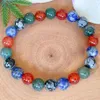 MG1496 Strand Virgo Zodiak Bransoletka Moss Agate Carnelian Lapis Lazuli Płatek śniegu Obsidian Kryształy Kryształy Biżuteria Virgo G301Z