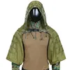 Hunting Sets Tactical CS Training Clothes With Yarn Sniper Camouflage Mesh Ghillie Suits Foundation Outdoor Shooting Jacket271j