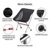 Camp Furniture Outdoor Ultralight Folding Camping Chair Bearing 150KG Picnic Hiking Travel Foldable Fishing Portable Chair Beach Moon Chair HKD230909