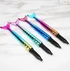 Colorful Mermaid Pens Fashion Kawaii Student Writing Gift Novelty Mermaid Ballpoint Pen Gel Pens Stationery School Office Supplies