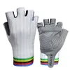 Pro Aero vélo équipe cyclisme gants demi doigt extérieur vélo de route Sport gants hommes femmes Guantes Ciclismo 220721288T