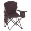 Lägermöbler Vuxen campingstol med inbyggd 4-kan kylare svart HKD230909