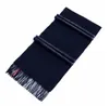 Kvinnor Sacrf Classic Cashmere Plaid Scarfs Luxury Designer Winter Fashion Mens Scarves Thick Shawl Soft Color Tassel Pashmina With Box