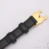 YU – ceinture de styliste pour femmes et hommes, mode authentique décontractée, petite sangle classique de haute qualité, largeur 2.5cm, avec boîte GCP15