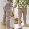 Hosen Mode Lässig Vertikale Streifen Baumwolle Hosen für Kinder Feste Leggings Mädchen Baby Jungen Kleidung Kind Jogginghose 230909