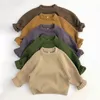 Pullover Kindersweaters Jongens Meisjeskleding Korte gebreide kleding Kinderen voor herfst Winter 230909