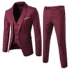 2 pièces costume de marié formel Blazer pantalon ensemble couleur unie simple boutonnage mâle Style coréen veste veste pour homme pantalon hommes costume 22042165R
