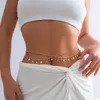 Other Fashion Accessories Ingemark Sexy Star Tassel Pendant Belly Belt for Women Summer Bikini Rave Body Jewelry Y2K Accessories 230908