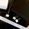 Trendy placcato oro 18k collana di orecchini di marca collana di lusso orecchini di design per le donne designer di gioielli di nozze festa nuziale gi243F