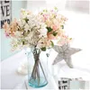 Decorative Flowers Wreaths Manufacturers Japanese Cherry Blossom Plant Simation Flower Plum Blossoms Home Decoration Wedding Artif Otvz6