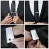 Cuff Links 4 Sets Cufflinks For Mens Tie Clips Set With Box Wedding Guests Gifts Man Shirt Cufflink Pisa Ties Luxury Men's Gift 230908