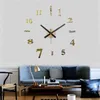 Dreamburgh 3D Wall Clock Creative Wooden Gear DIY Clock Quartz Movement Mechanism Repair Set 3 Colors Home Decor Kit Parts Tool H1205i