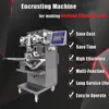 Otomatik Çift Doldurma Mochi Dondurma Yapımı Makinesi Üç Hoppers Mochi Dolma Kapatma Makinesi