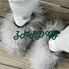 النعال النعال pantuflas de peluches الانزلاق على zapatillas fluffy plush fuzzy faux mongolian fur slippers goat hair slippers for women t221110 q230909