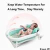 Bathing Tubs Seats Easy Folding Baby Bath Tub Portable Shower Eco-Friendly Born Bathtub With Drop Delivery Kids Maternity Dhnaq