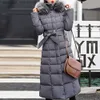 Women's Down Parkas Style Trendy Coat Women Winter Jacket Cotton Padded Warm Maxi Puffer Ladies Long s Parka Femme 210925 L230909