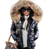 Women's Jackets Parka Women Plus Size Coats Winter Down Clothes Faux Fur Hood Zipper Pocket Warm Parkas Woman Outdoor Outerwear 230908