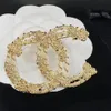 2023 c18k goldplated lotus brooch with rhinestone embellishment fashion noble broche luxury brooch designer jewelry highquality la344t