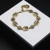 Роскошные дизайнерские браслеты, брендовые браслеты с буквами, знаменитые женские браслеты из 18-каратного золота с кристаллами и стразами, жемчужные браслеты, звенья цепи Coupl303Q