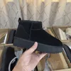 Designer Austrália Mulheres Botas Tazz Chinelos de Inverno Tasman Fur Slides Clássico Ultra Mini Plataforma Bota Slip-on Les Petites Camurça Mistura de Lã Conforto Botas 056