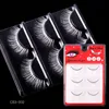 Handgjorda återanvändbara fluffiga vita ögonfransar för Halloween Cosplay Party Multilayer tjocka falska fransar Extensions Crisscross Soft Light Eyelash