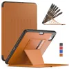 Magneet Smart Case voor iPad Pro 11 Pad Air 4 5 2 3 10,9 inch Schokbestendige lederen hoesjes Magnetische bevestiging Slanke Smart Tablet Cover Meerhoekige standaard met Auto Wake Sleep