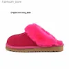 Slippers Hot sell Classic Warm slippers fur design AUS 51250 goat skin sheepskin snow boots winter Cotton Slippers WGG S5125 ladies girls shoe Size Q230909