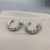 Stud Pearl Küpe Hoops Toptan Lüks Kristal Rhinestone Geometrik Moda Düğün Mücevherleri Shangle Küpe Tasarımcısı Kadınlar için 2023 Modeli Orecchini