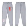 VLONE Spring and Autumn Men's Sports Pants Thin Loop Loose Outdoor Running Fitness Knitted Sports Casual Pants Fashion Design