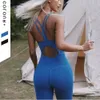 Strakke sexy perzik heup yoga bodysuit sneldrogende fitnessoefening mooie lucht yoga pak vrouwelijk