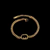 Bracelet en or de luxe noir Bracelet de chaîne en métal vintage été nouveau charme bijoux d'amour bracelet de haute qualité avec logo de créateur bijoux de cadeau d'amour de mariage