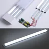 LED BATTEN LAMP 3STRIPS 3FT 2FT 1FT 40W AC85-265V 통합 트립 루프 튜브 조명 100lm/w 90cm 60cm 30cm 110V 밝은 쿨 흰색 조명 공장에서 직접 판매